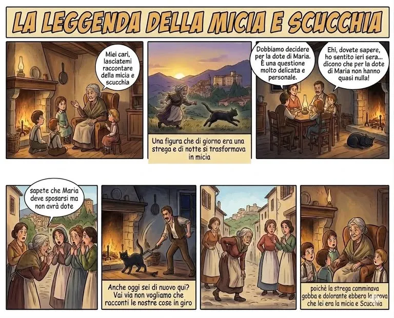 La leggenda della micia e Scucchia
