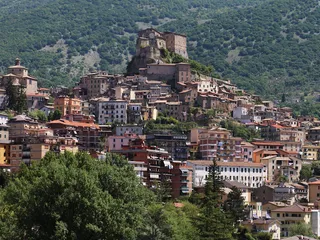 Subiaco - Il borgo e la Rocca Abbaziale